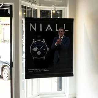 Double-sided Vinyl Banner with Pole Pockets for Niall in Kansas City, Missouri