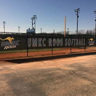 Mesh Fence Banner for UMKC Athletics in Kansas City, MO